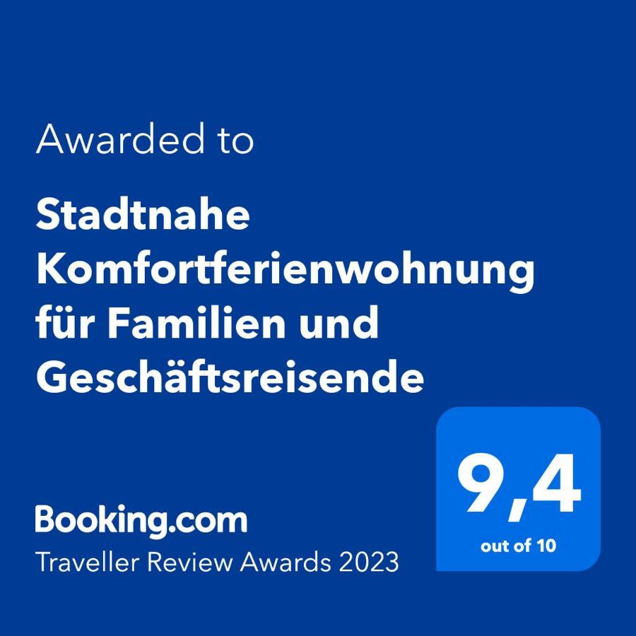 Stadtnahe Komfortferienwohnung Fuer Familien Und Geschaeftsreisende Hildesheim Exterior foto